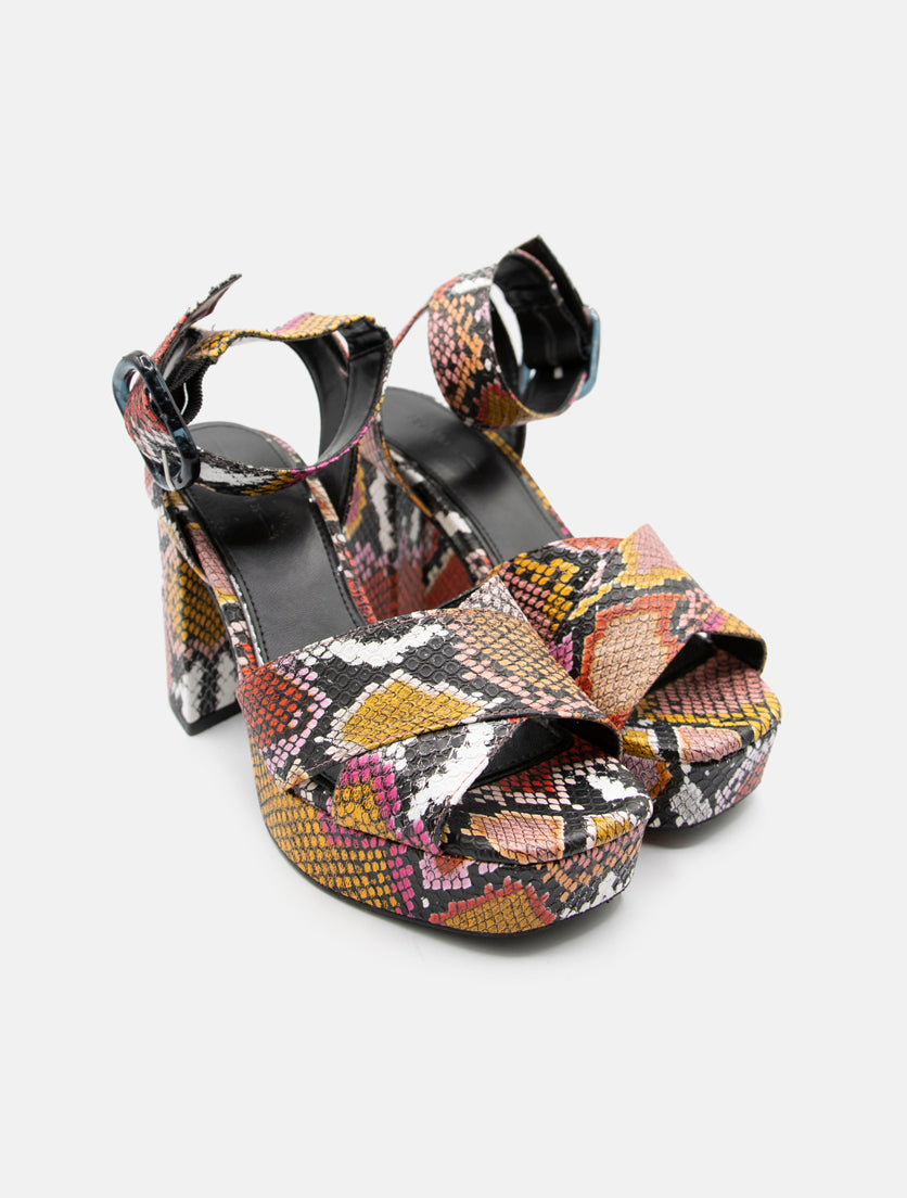 Sandálias de salto alto Bershka
