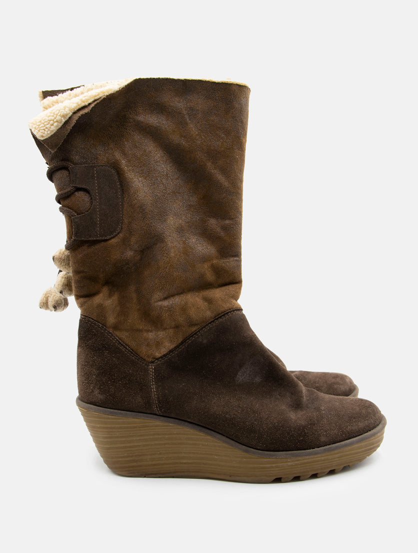 Botas de Cano Alto Sem Marca